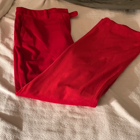 Red Velvet Pants - Picture 3 of 5